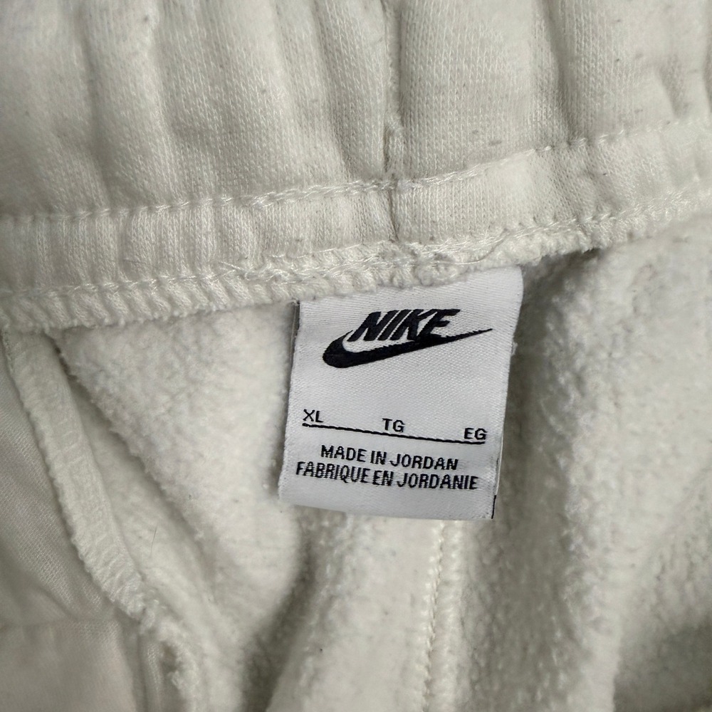 Nike Sportswear Club Fleece Joggers Mens XL Sail White Sweatpants BV2671-133 - Picture 4 of 7